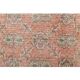 Vintage Turkish Oushak Handmade Wool Cotton Orange Runner 70x318