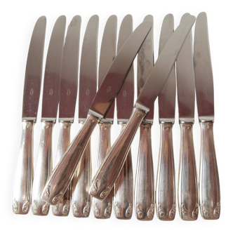Set of 12 François Frionnet table knives, classic style, 1970s