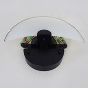 Large wall lamp fan in Murano glass. Italy. Year 80 90