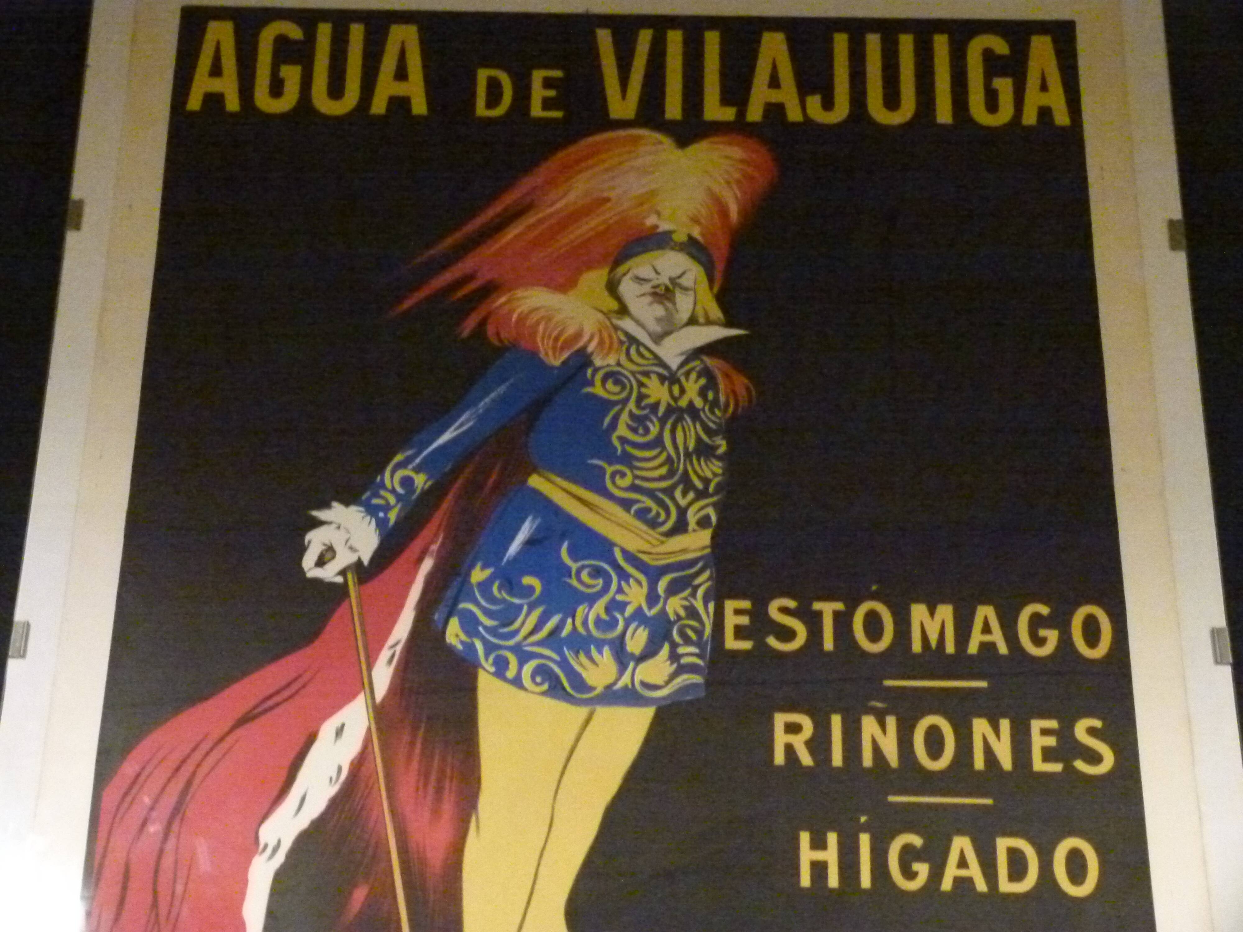 Original poster aigua de vilajuiga by leonetto cappiello