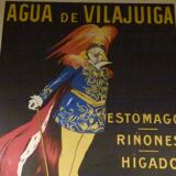 Original poster aigua de vilajuiga by leonetto cappiello