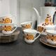 Service à café ou thé en porcelaine Seltmann Weiden K W.Germany Bavaria - années 70 Vintage