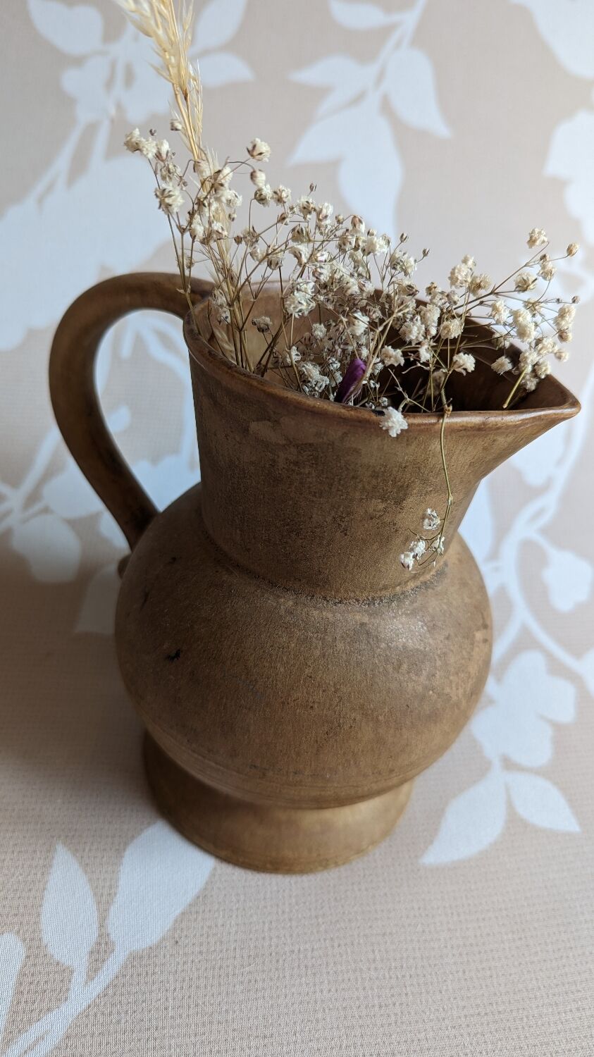 Vintage stoneware pitcher