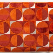 Vintage red and orange mid-century stool, Edmund Homa, 1960s