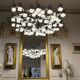 Lustre gaetano sciolari "cubic" 57 feux