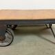 Black Industrial Coffee Table Cart, 1960s