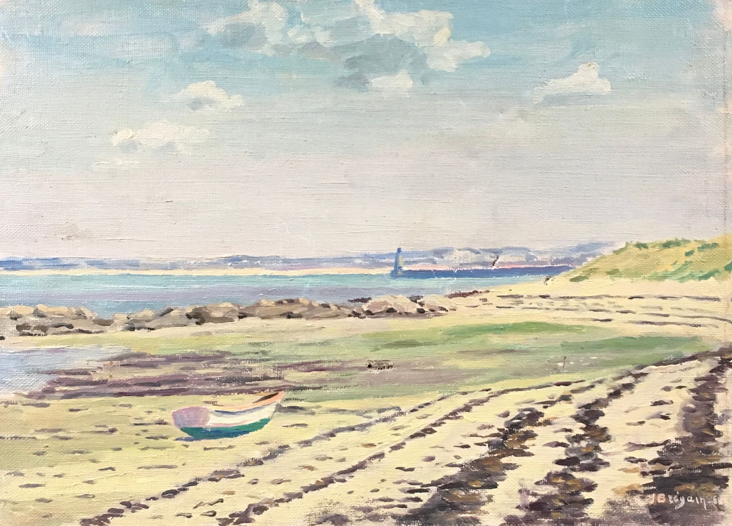 Painting boat on the beach