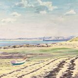 Painting boat on the beach