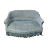 Banquette vintage velours L122