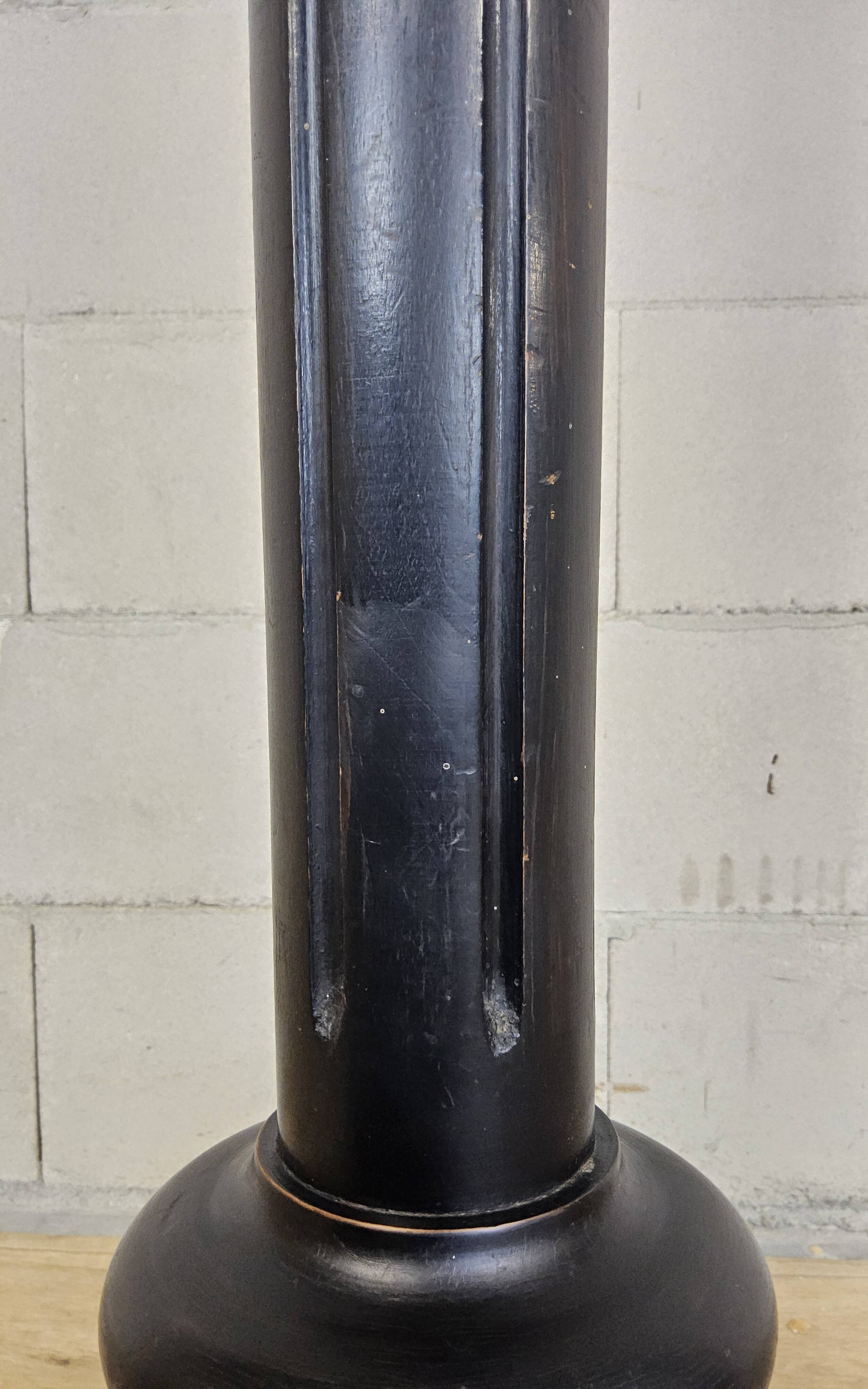 Antique wooden plant stand / pedestal / plinth