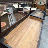 Late 19th century museum display cabinet console