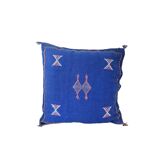 Bohemian blue Berber cushion Sabra