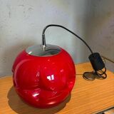 Vintage Red Retro Pendant Lamp – Peill & Putzler 1970s