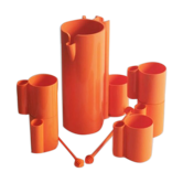 Service to orangeade 9 set designed by Jean-Pierre Vitrac in 1970.