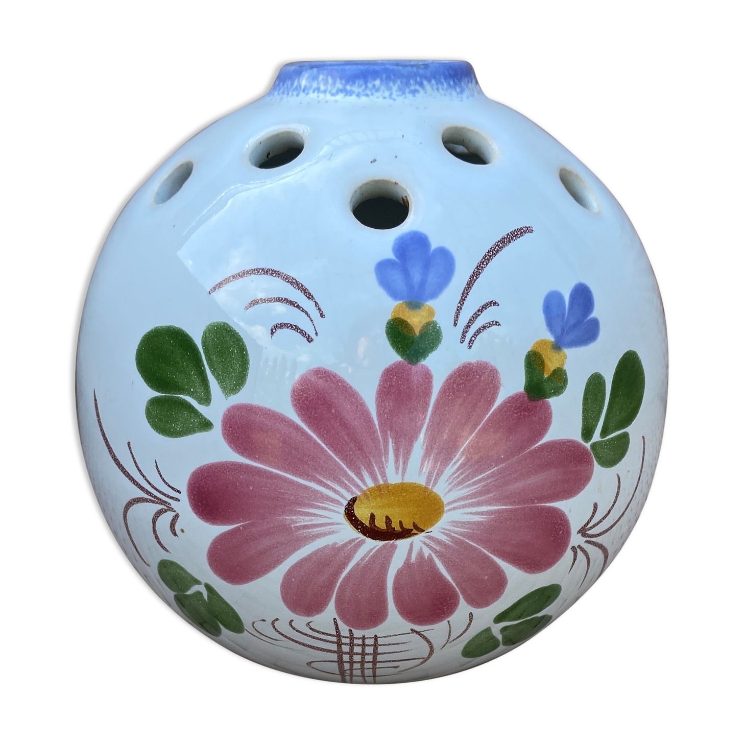 Vase boule pique fleurs pornic Laken