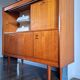 Vintage sideboard, antique bar cabinet, secretary bookcase