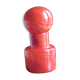 Orange glass bottle