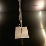 Floor lamp with metal flowers