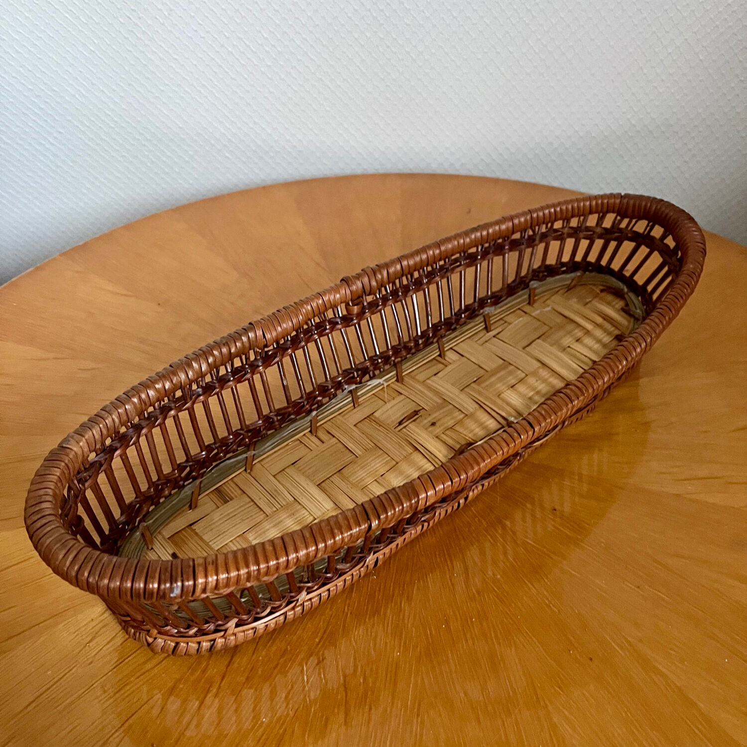 Vintage wicker basket