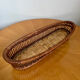 Panier en osier vintage