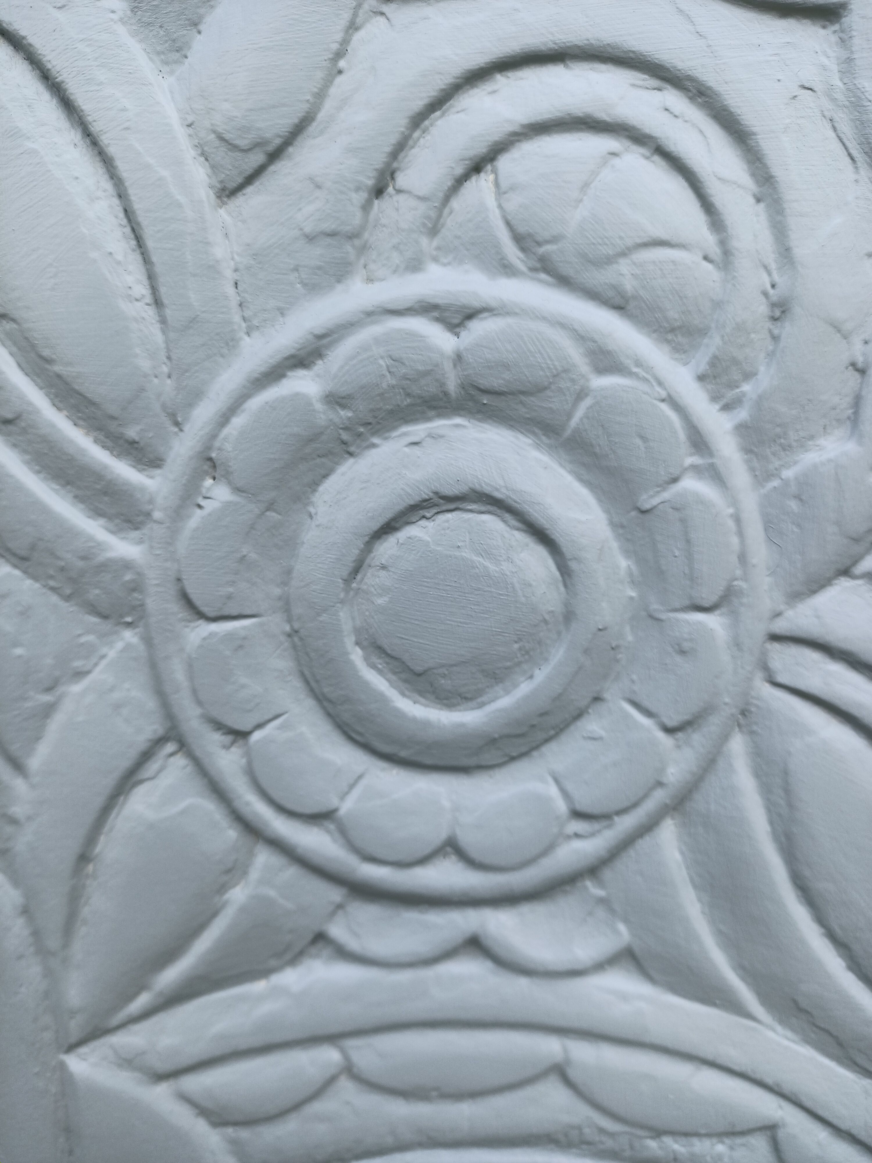 Painted art deco bedhead