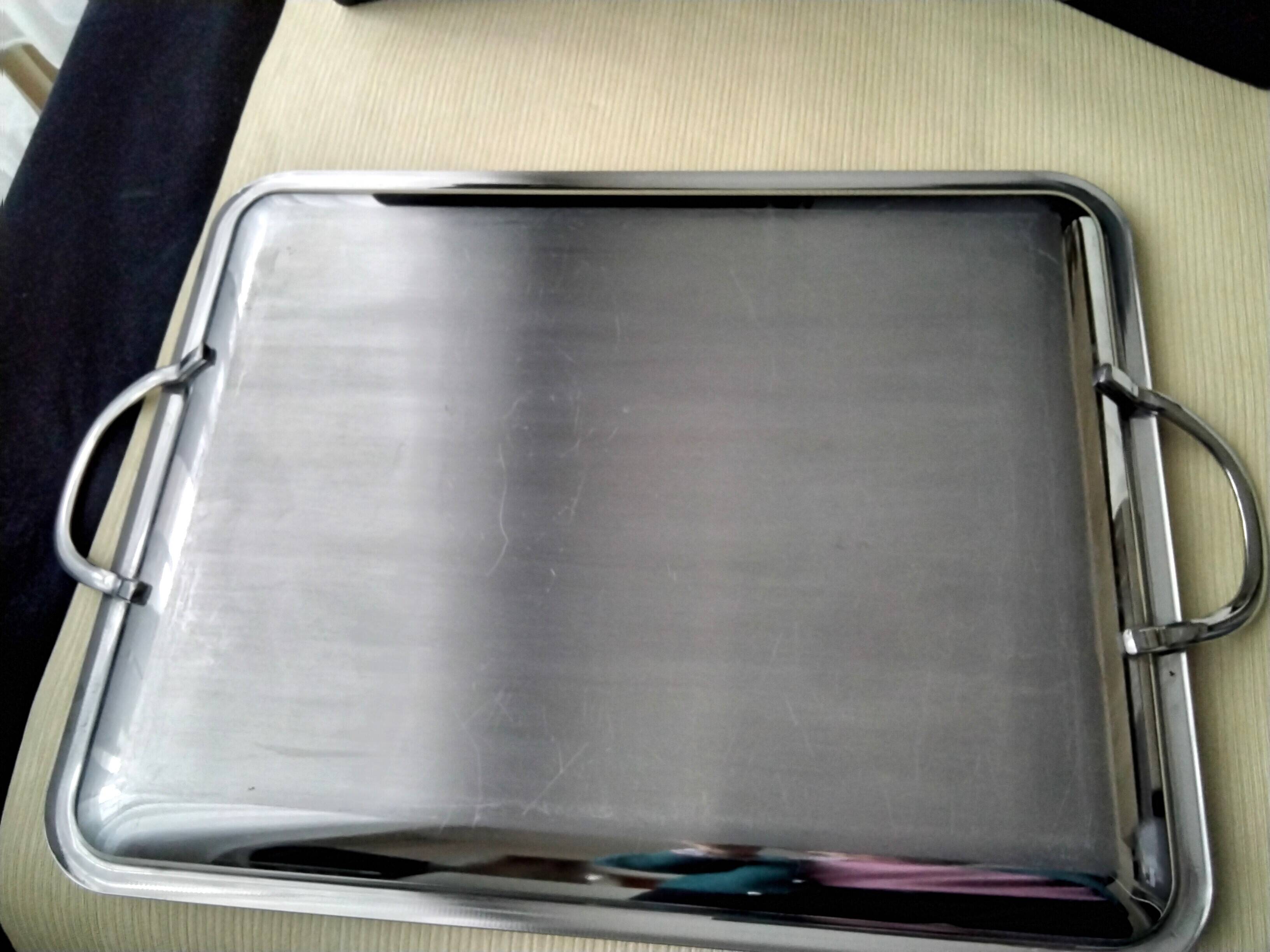 Létang et Rémy Stainless Steel Serving Tray 45 x 35 cm