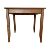 Antique solid oak table - beautiful natural patina.