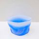 Vase by Maud G. Bugge for Hadeland Glassverk in blown glass, Norway 1980