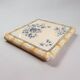 Trivet in Creil and Montereau faience, Japonese-style decoration.