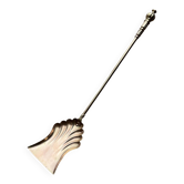 Large gilded brass fireplace shovel