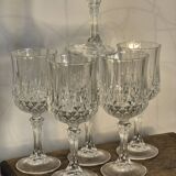 Verres à pied en cristal