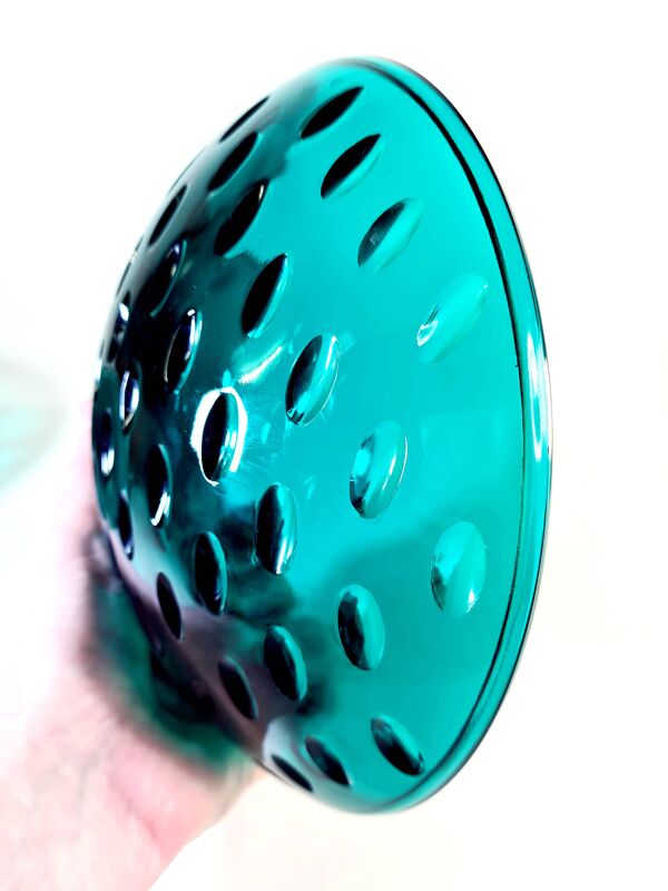 Paire de coupes en verre taillé — modèle Odelys attribué Guerlain