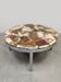 Table basse ronde en marbre onyx, Italie 1960