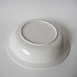 Plat creux digoin sarreguemines rose et vert 1940