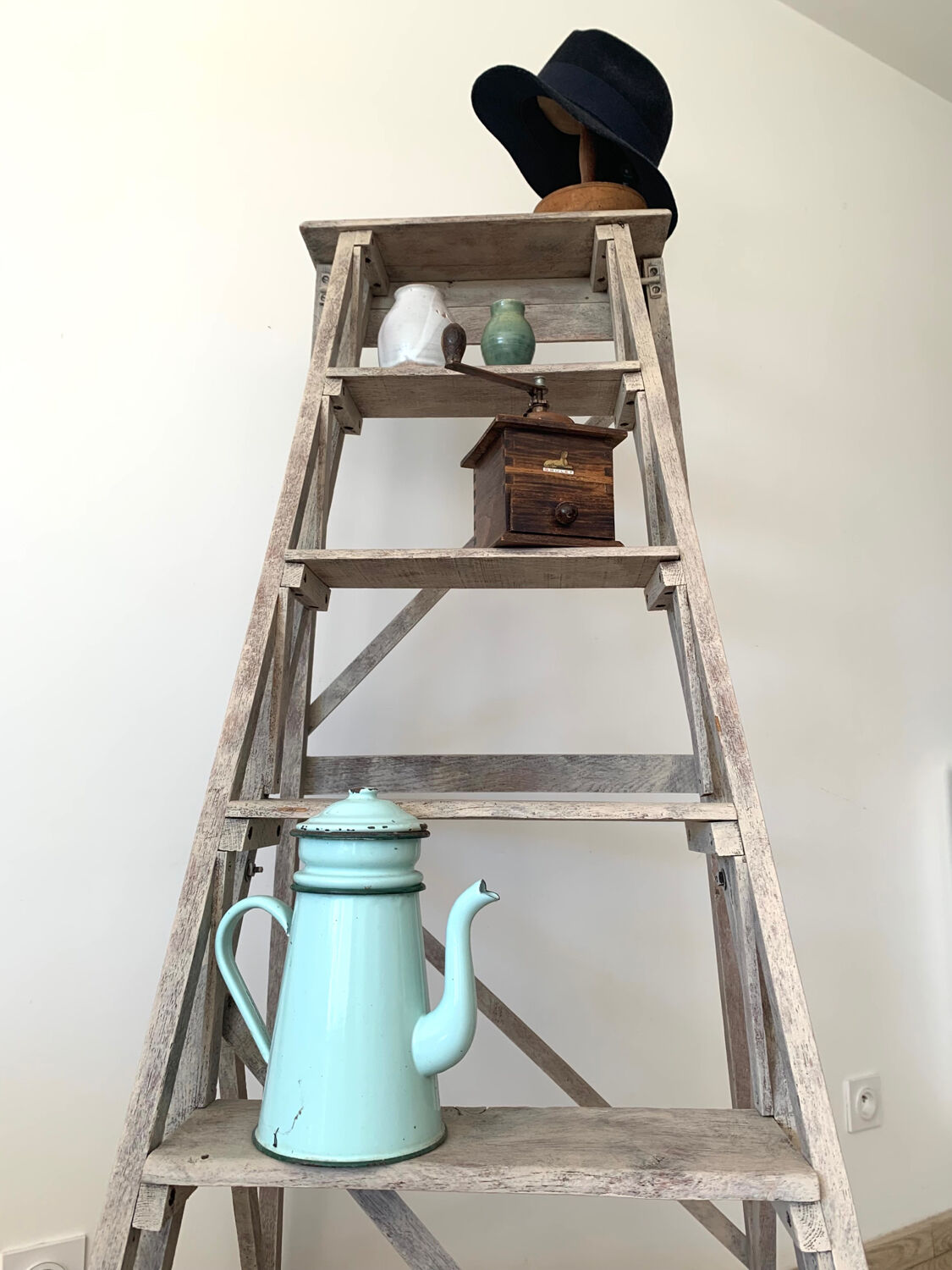 Old wooden ladder