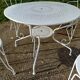 1900 wrought iron garden furniture