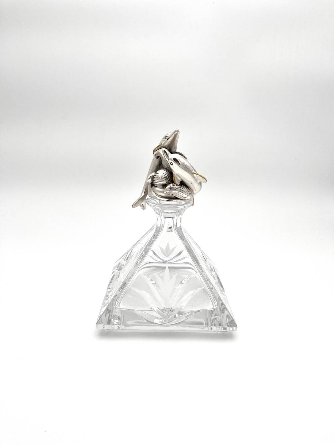 Crystal Carafe Mario CIONI & Orfèvrerie KRISA (3.2kg) – Signed