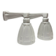 Pair of Art Deco porcelain wall sconces