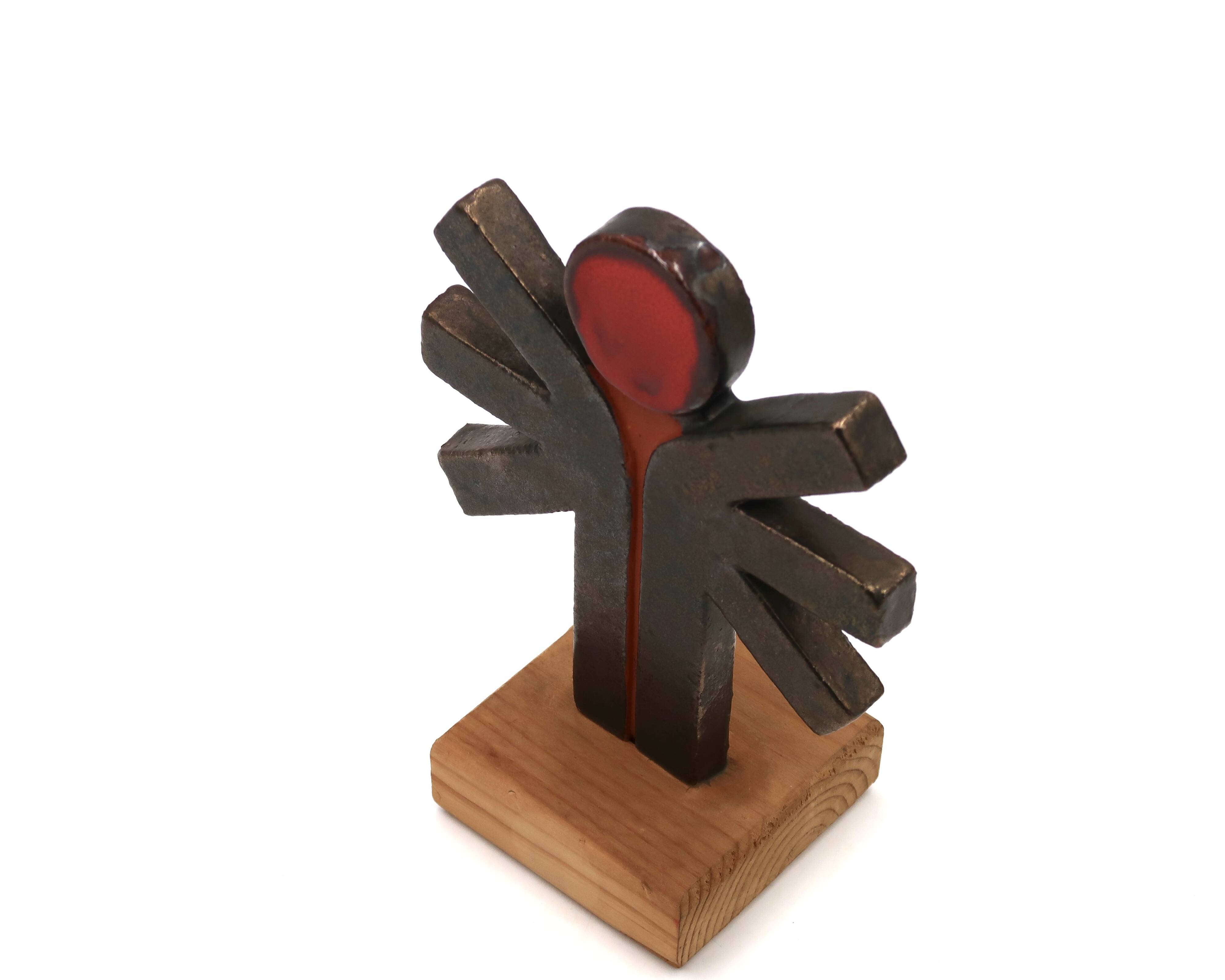 Ceramic sculpture by or in the style of Amphora Perignem, 1960s.