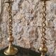 5 Pair of gilt bronze candlesticks, 19th century - 59 cm