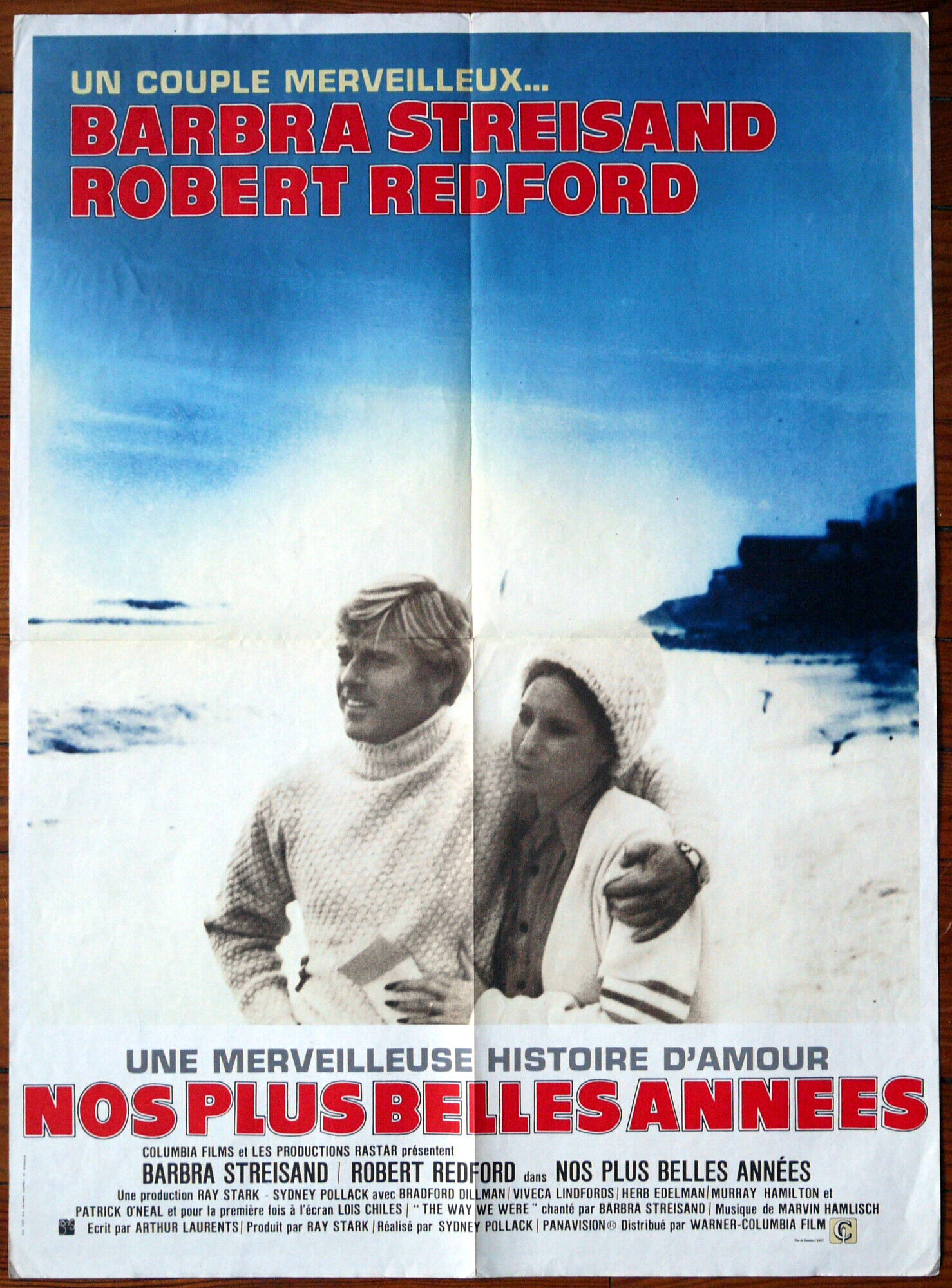 Original movie poster "Our most beautiful years" Redford, Streisand