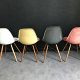 Set of 4 DSW Chairs by Charles and Ray Eames for Herman Miller