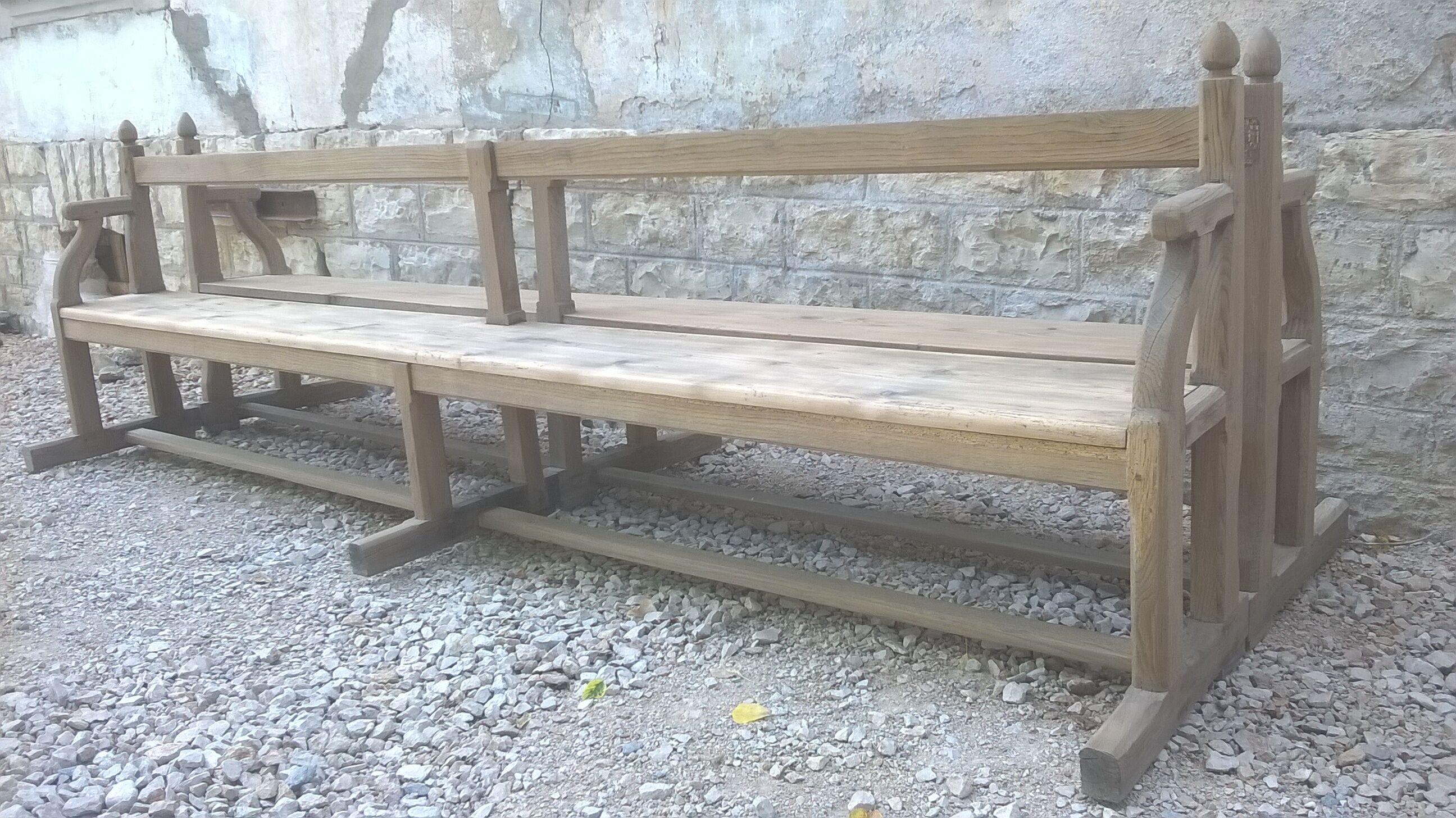 Paires grand banc d'église