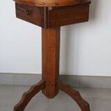 Sellette à tiroir bois 1950