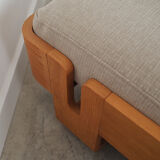 Oak daybed, Danish design, 1970s, production: Denmark