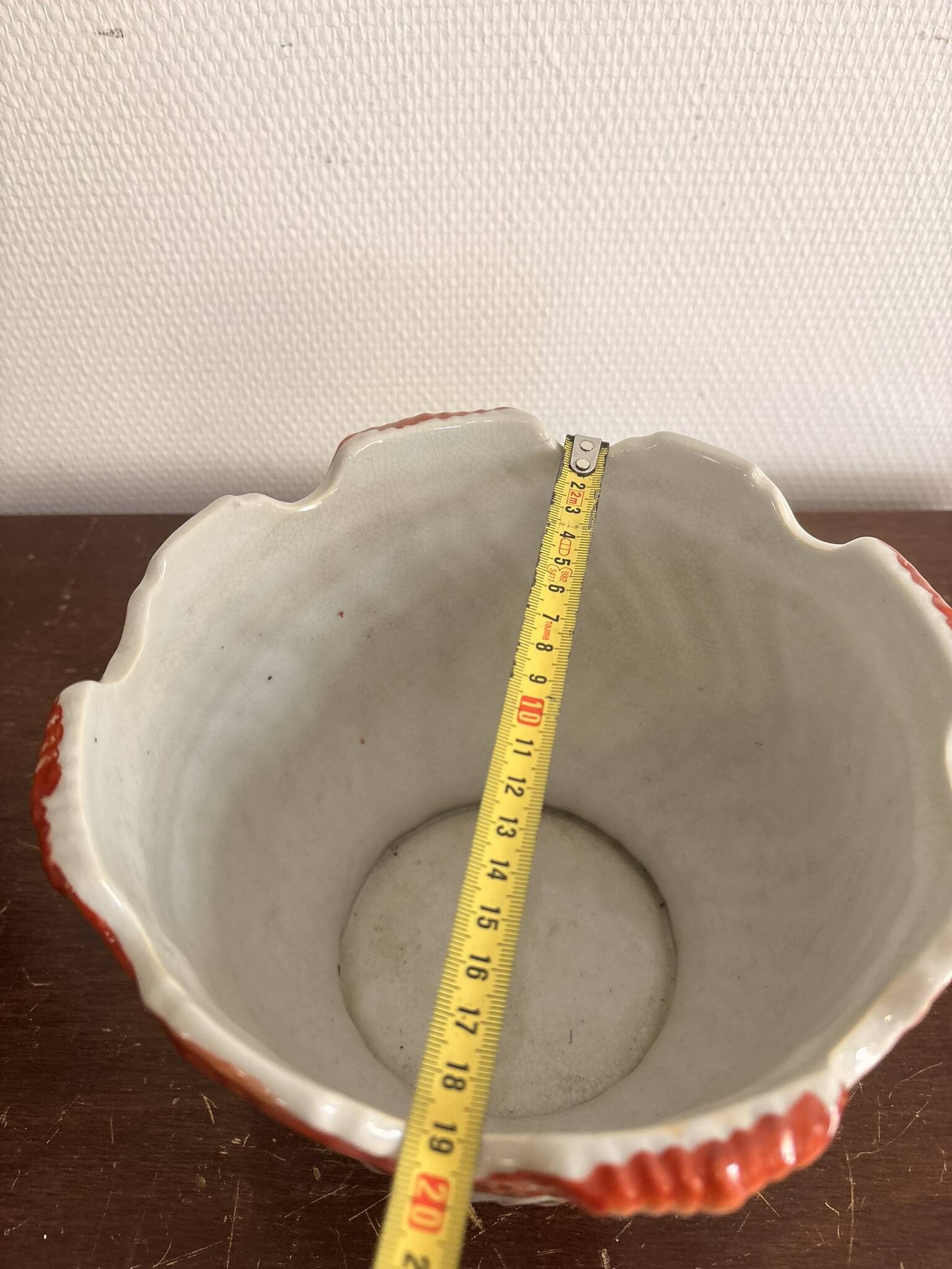 Antique Planter Cache Pot Satsuma Style Imari Japan 19th Century Meiji