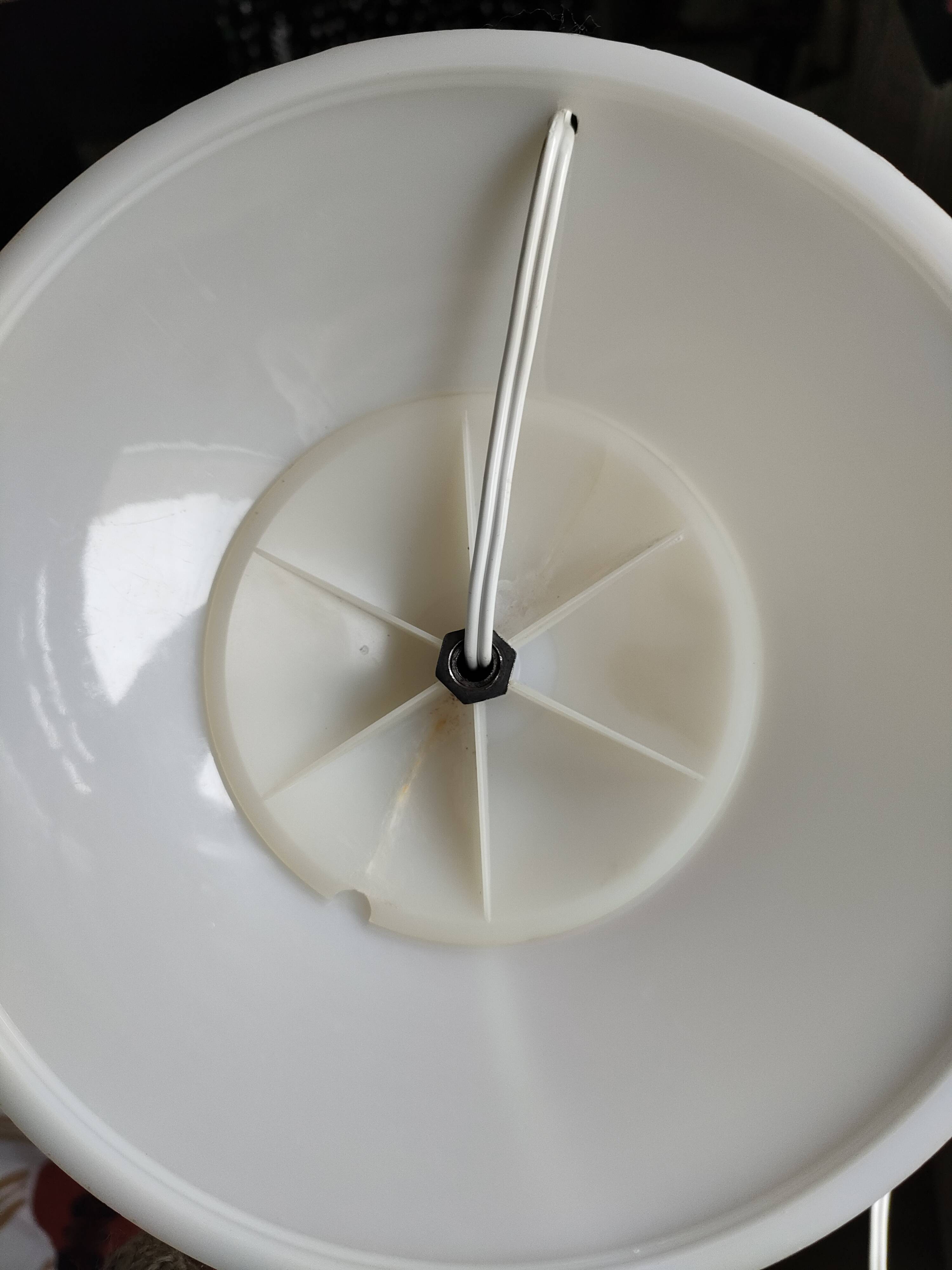 Vintage mushroom lamp