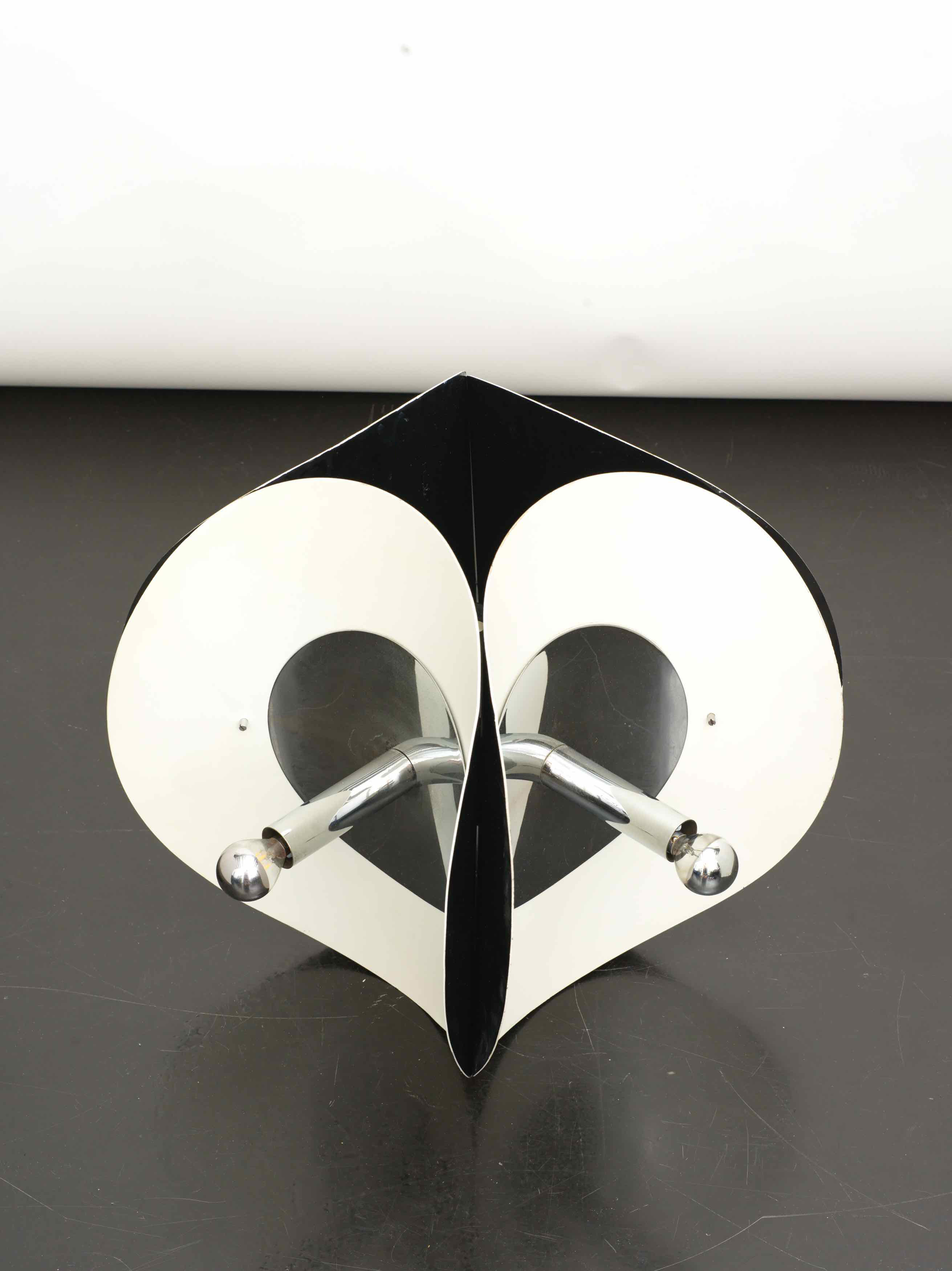 Space age ceiling light with 4 globes, 1970s.