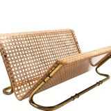 Hollywood regency magazine rack, Italy 1970s