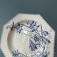Octagonal plate in Clairefontaine earthenware, Indiana model